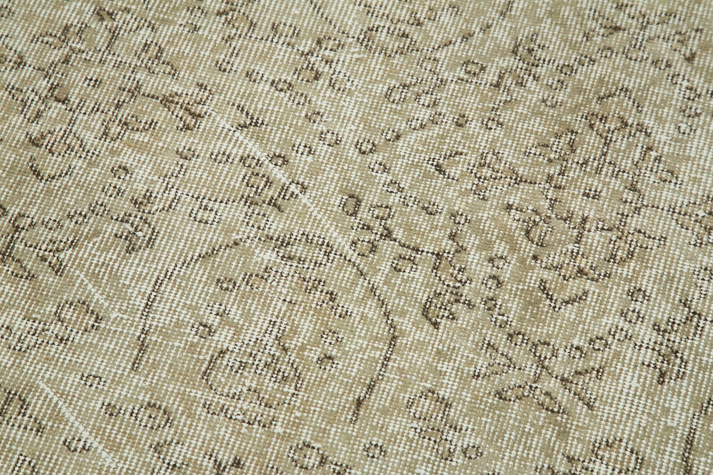 3x9 Beige Overdyed Runner Rug - 38184