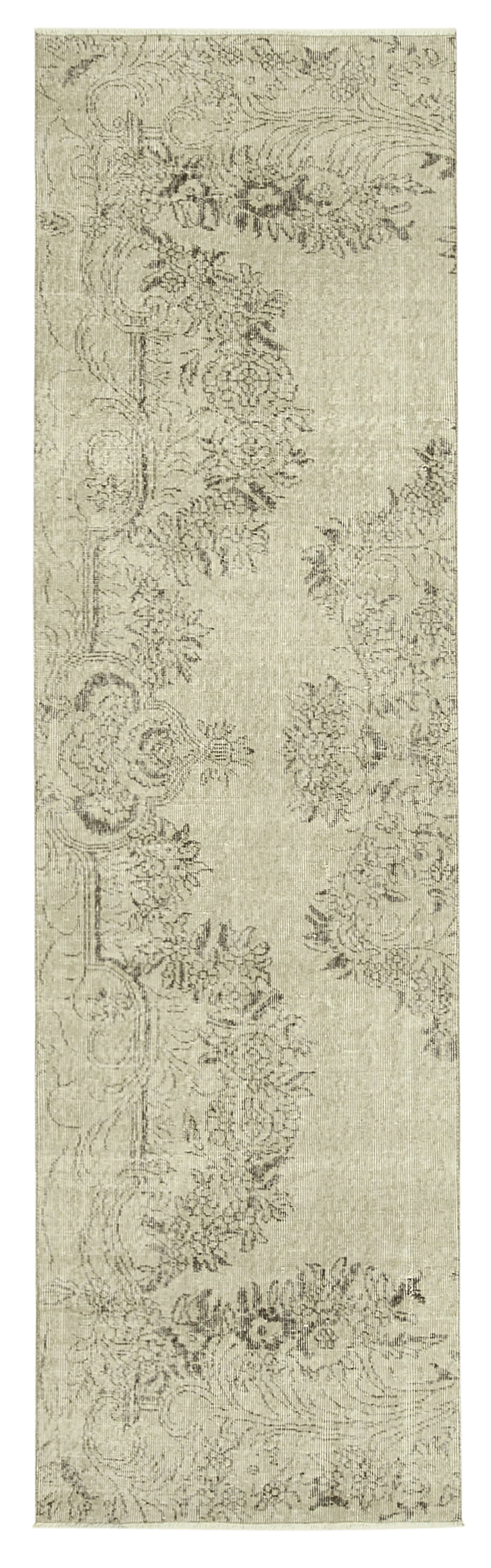 3x10 Beige Overdyed Runner Rug - 38186