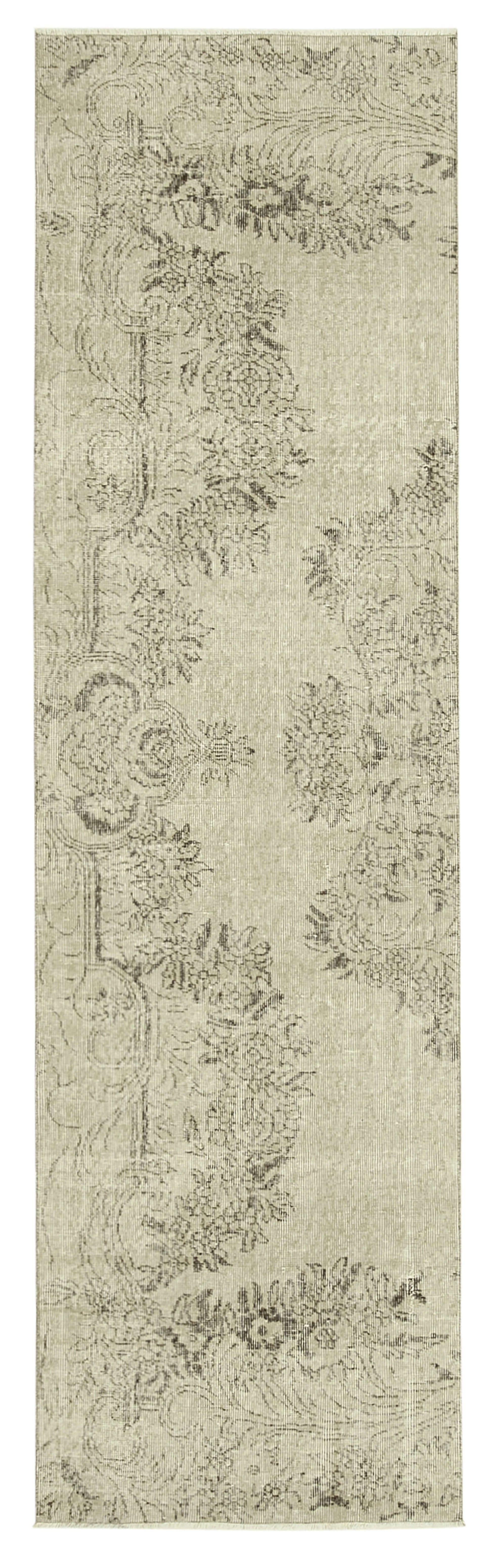 3x10 Beige Overdyed Runner Rug - 38186