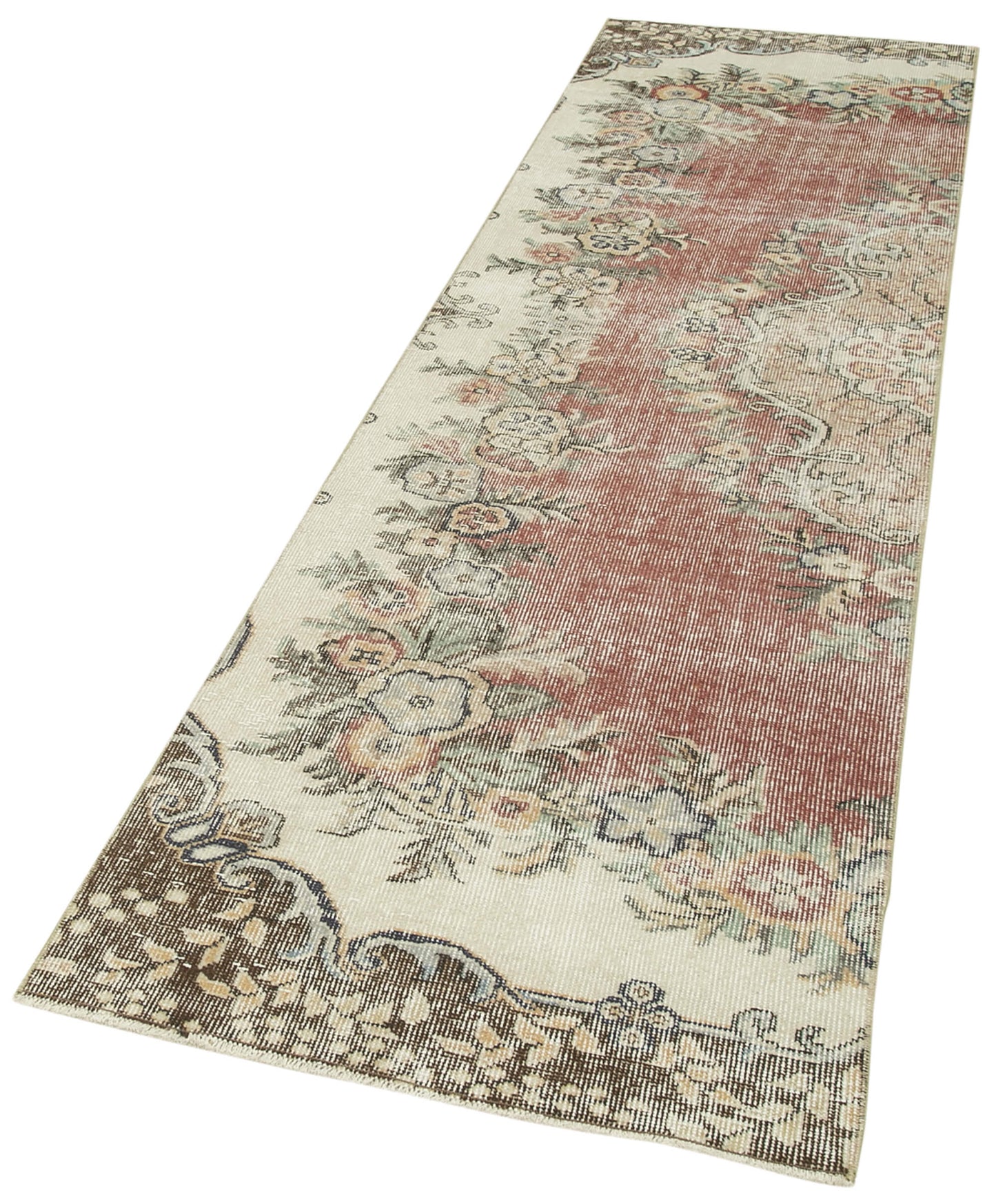 3x10 Beige Overdyed Runner Rug - 38193