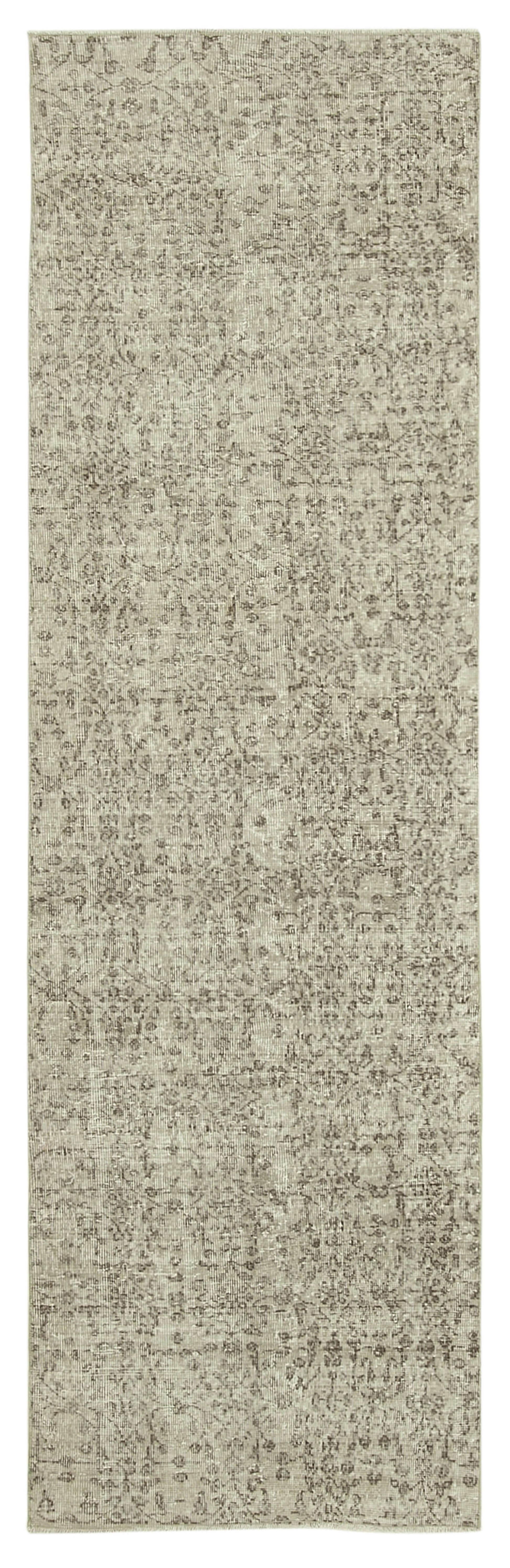 3x10 Beige Overdyed Runner Rug - 38194