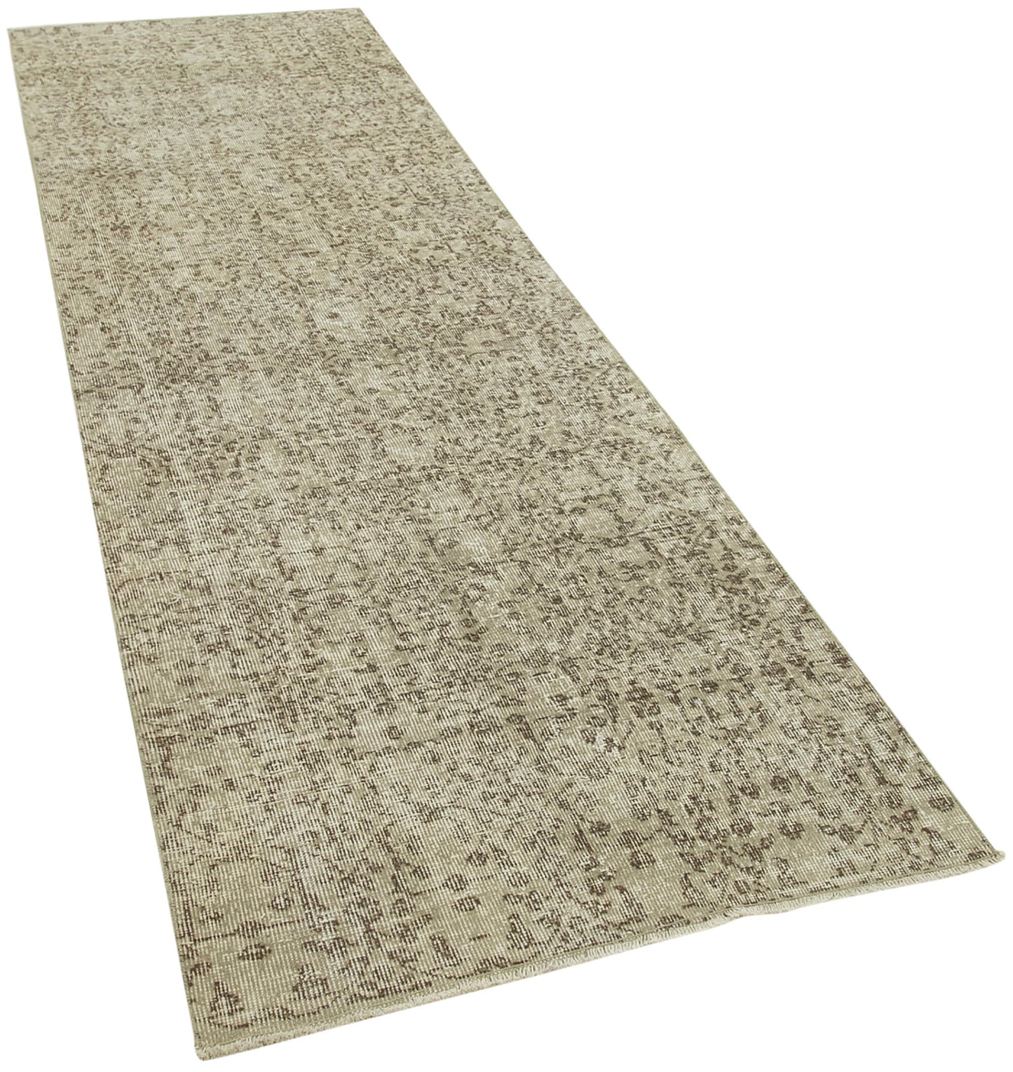 3x10 Beige Overdyed Runner Rug - 38194