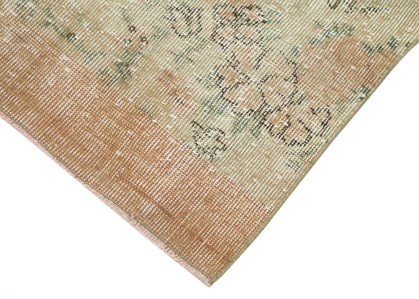 3x10 Beige Overdyed Runner Rug - 38196