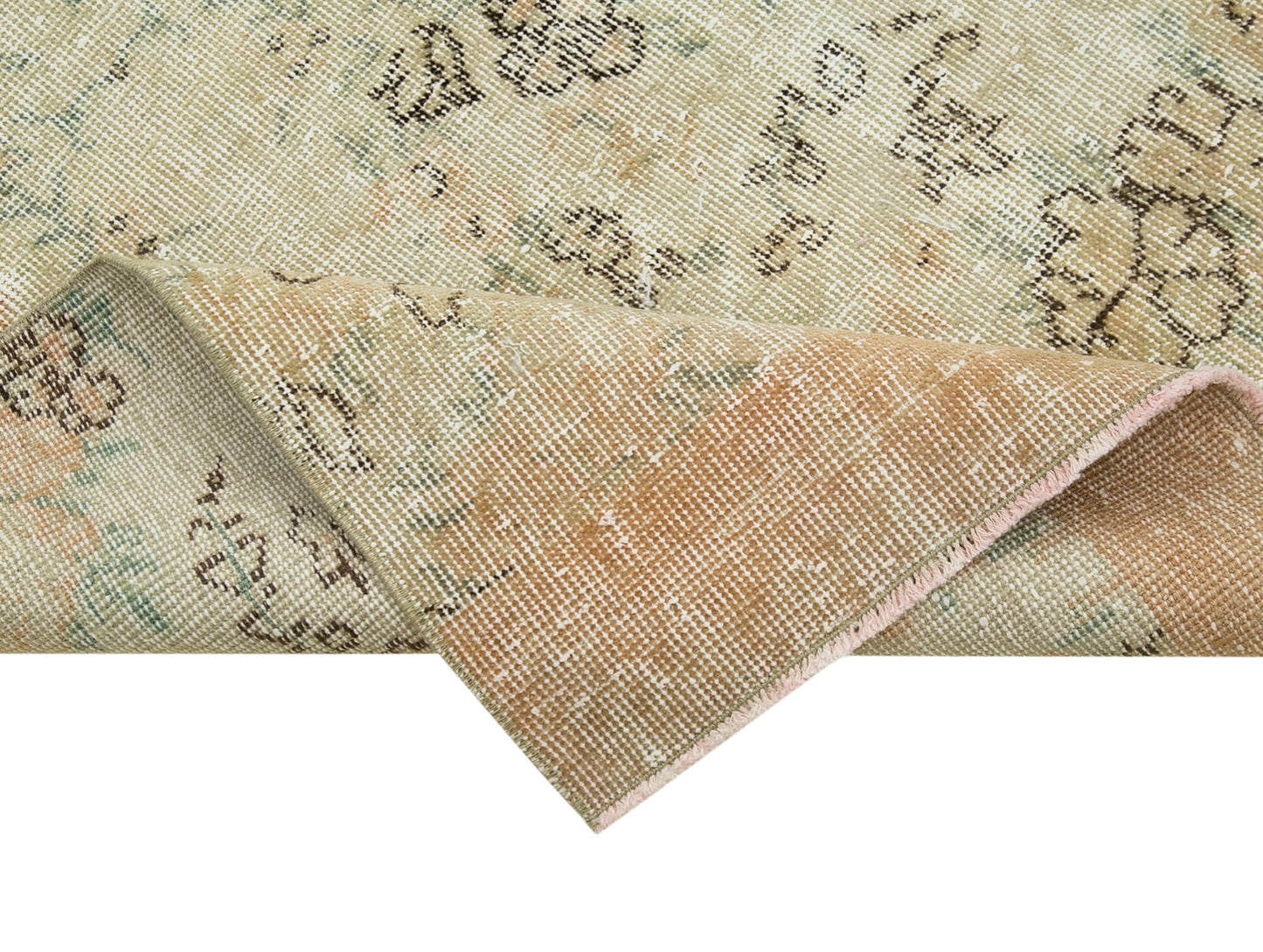 3x10 Beige Overdyed Runner Rug - 38196