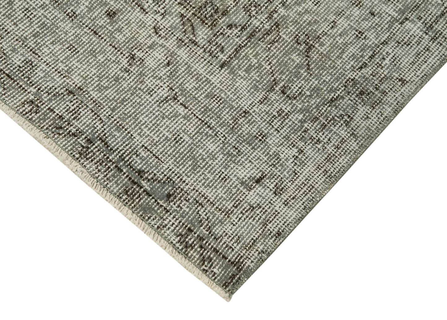 3x10 Grey Overdyed Runner Rug - 38197