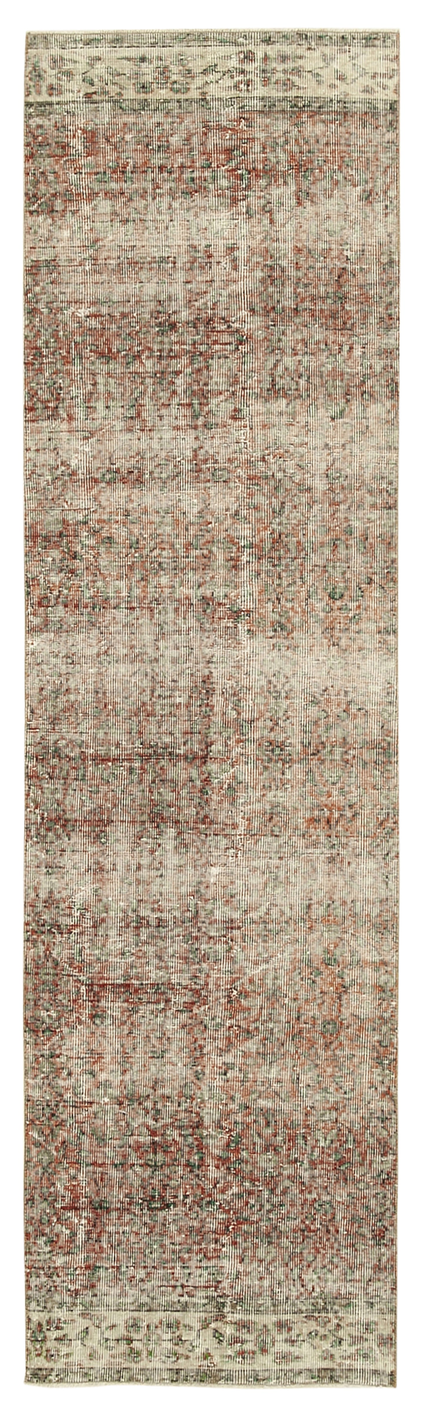 3x9 Beige Overdyed Runner Rug - 38199