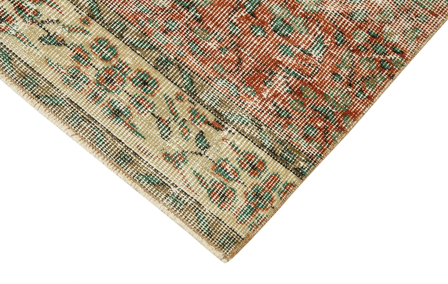 3x9 Beige Overdyed Runner Rug - 38199