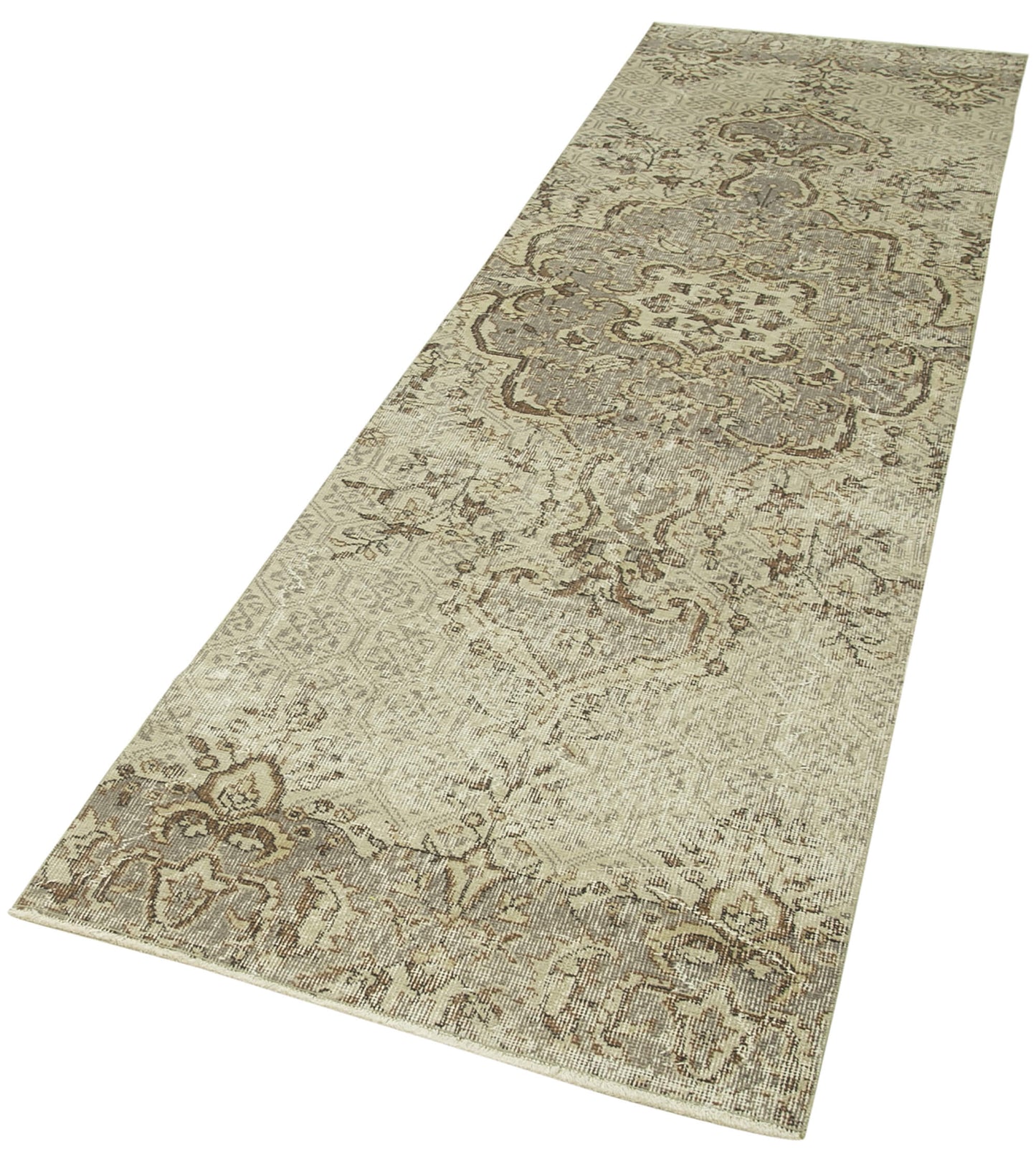 3x10 Beige Overdyed Runner Rug - 38203