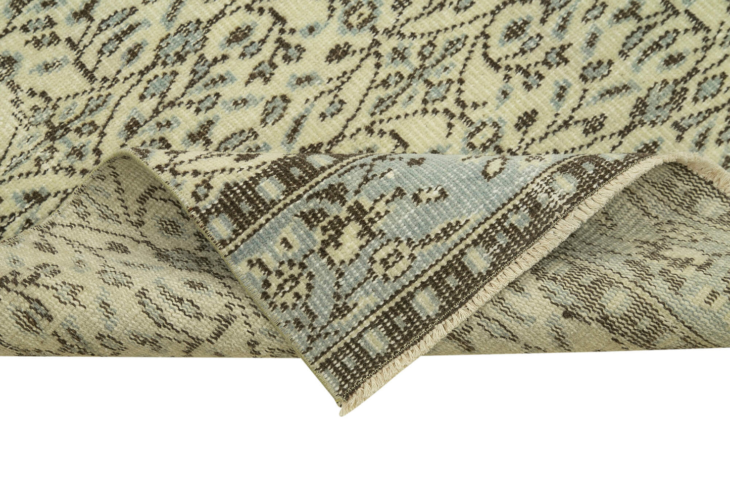 3x11 Beige Overdyed Runner Rug - 38215