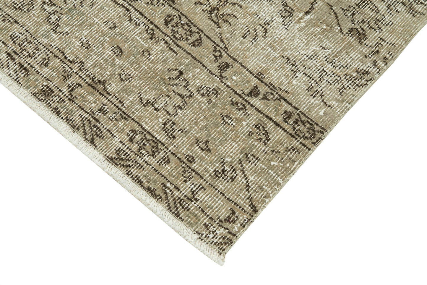 3x10 Beige Overdyed Runner Rug - 38217