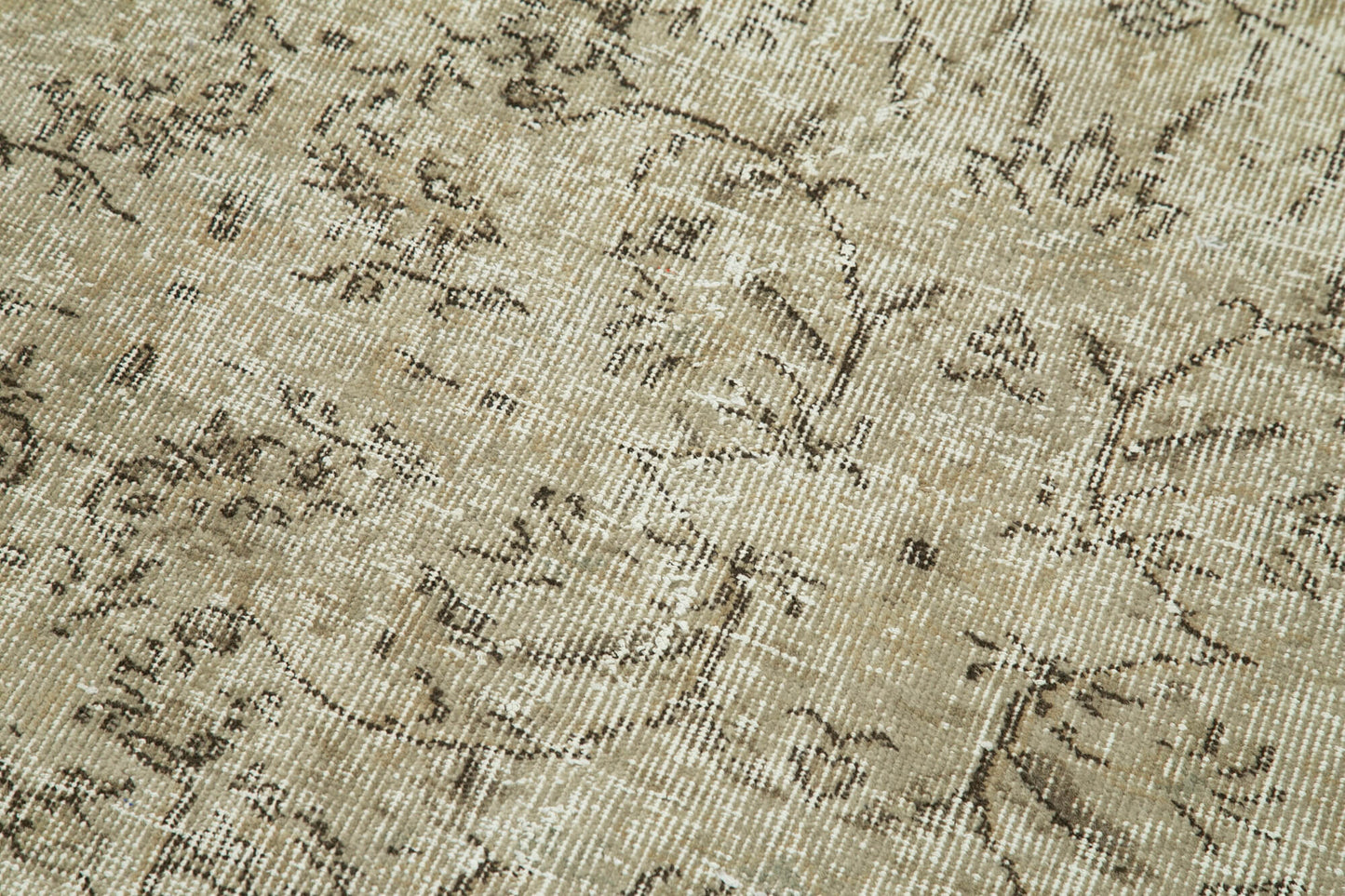 3x10 Beige Overdyed Runner Rug - 38217