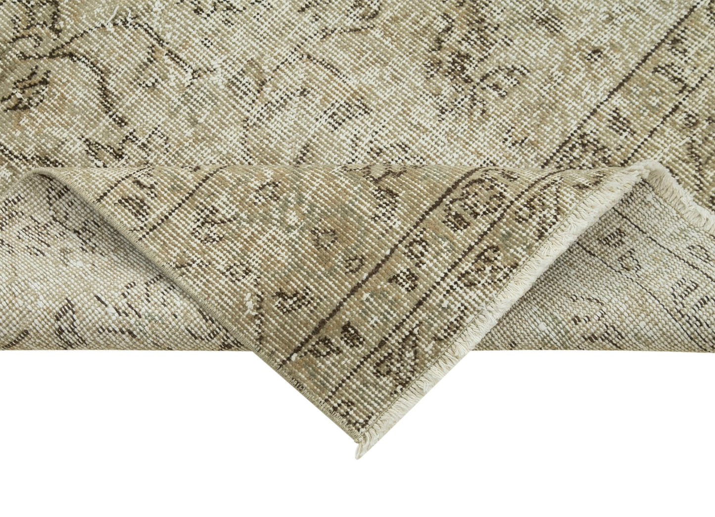 3x10 Beige Overdyed Runner Rug - 38217