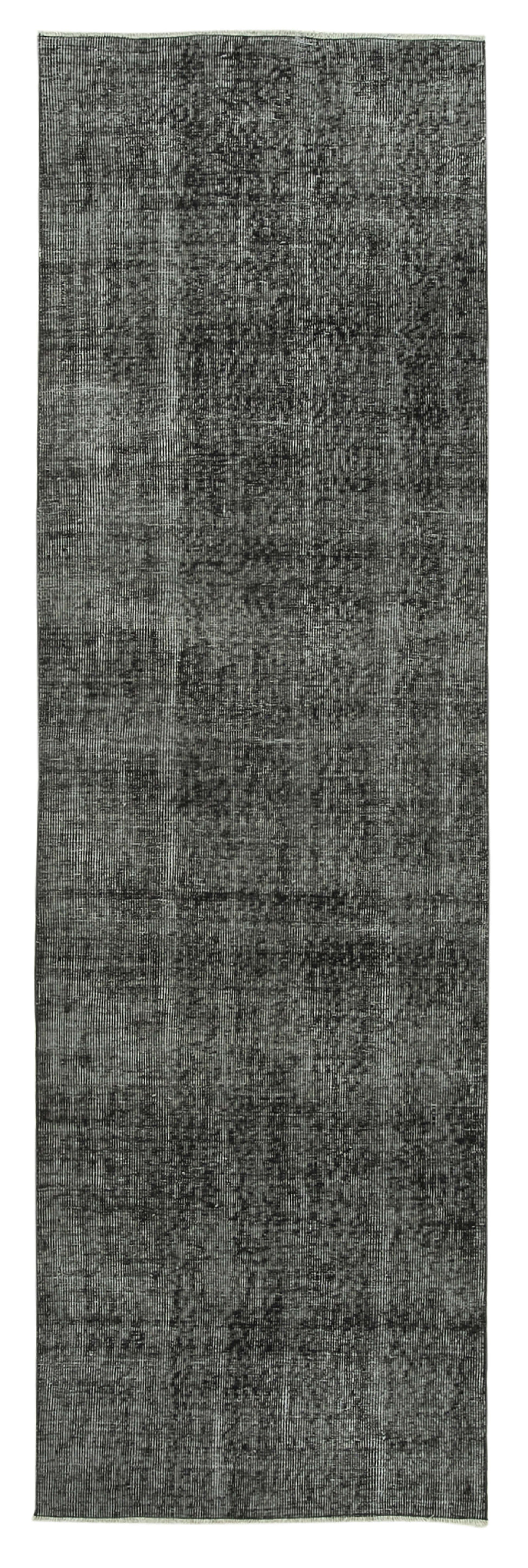 3x10 Black Overdyed Runner Rug - 38220