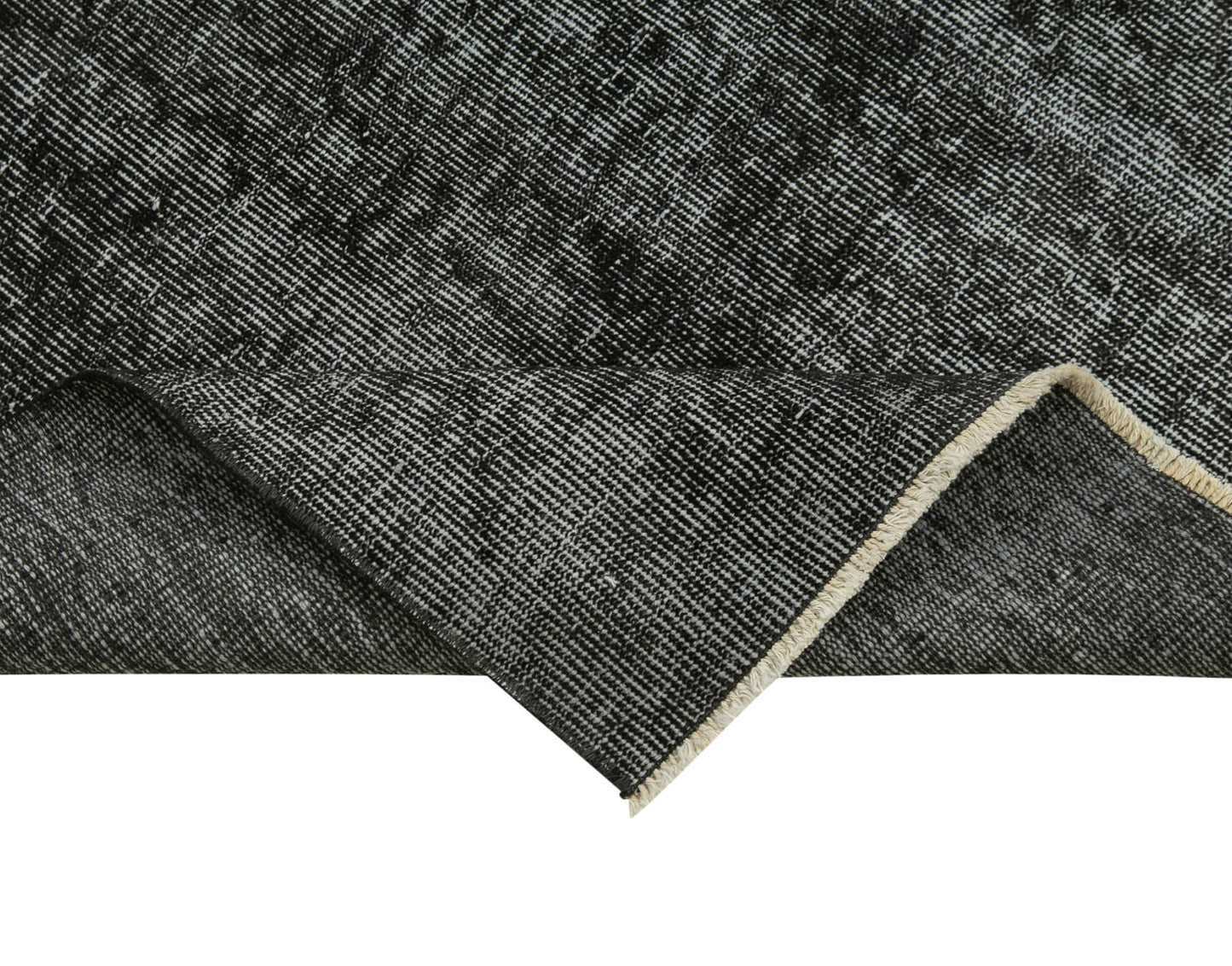 3x10 Black Overdyed Runner Rug - 38220