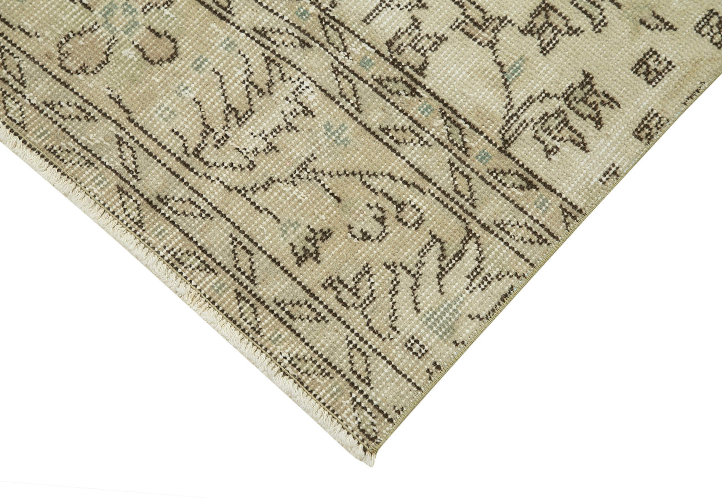 3x10 Beige Overdyed Runner Rug - 38225