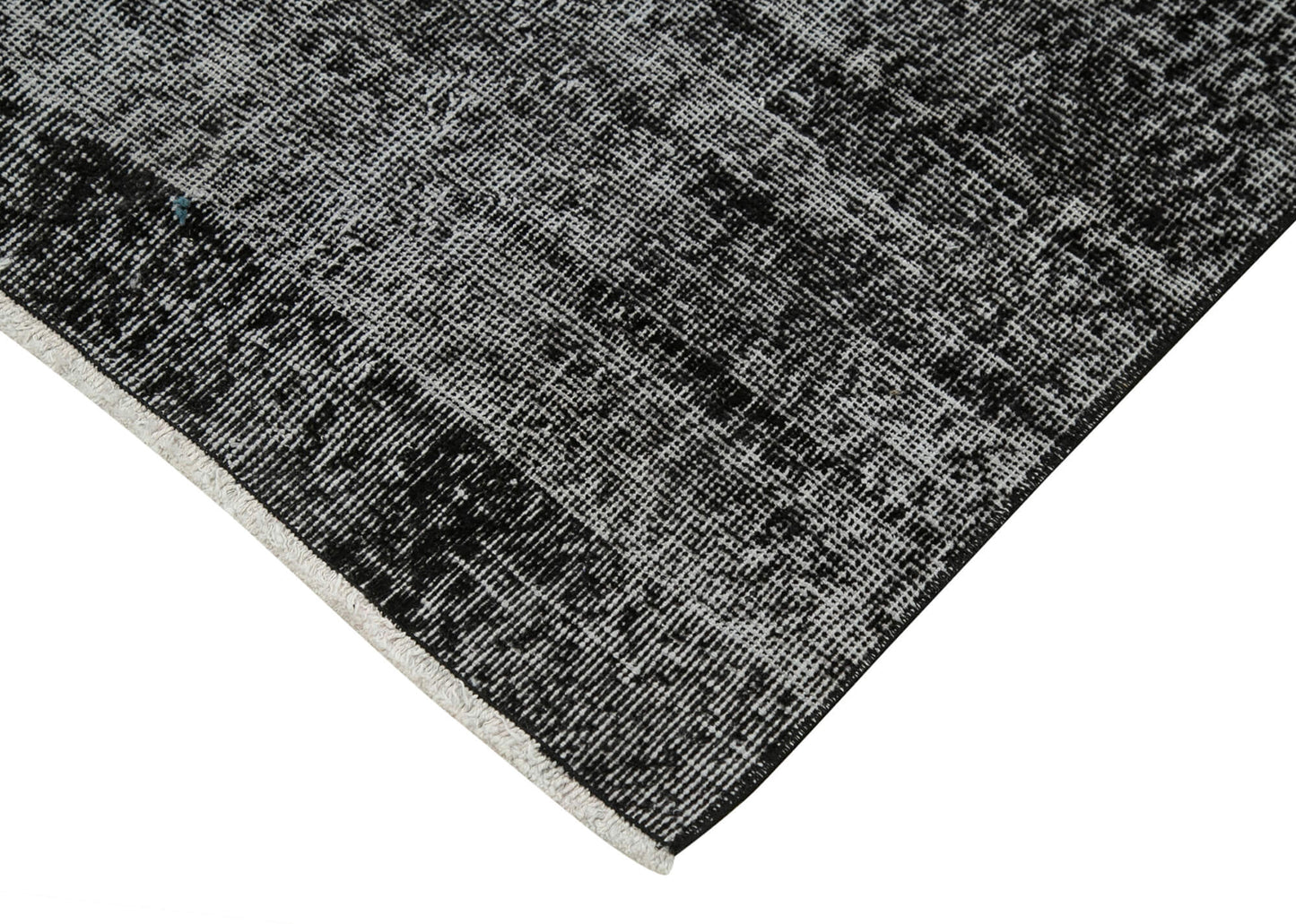 3x10 Black Overdyed Runner Rug - 38228