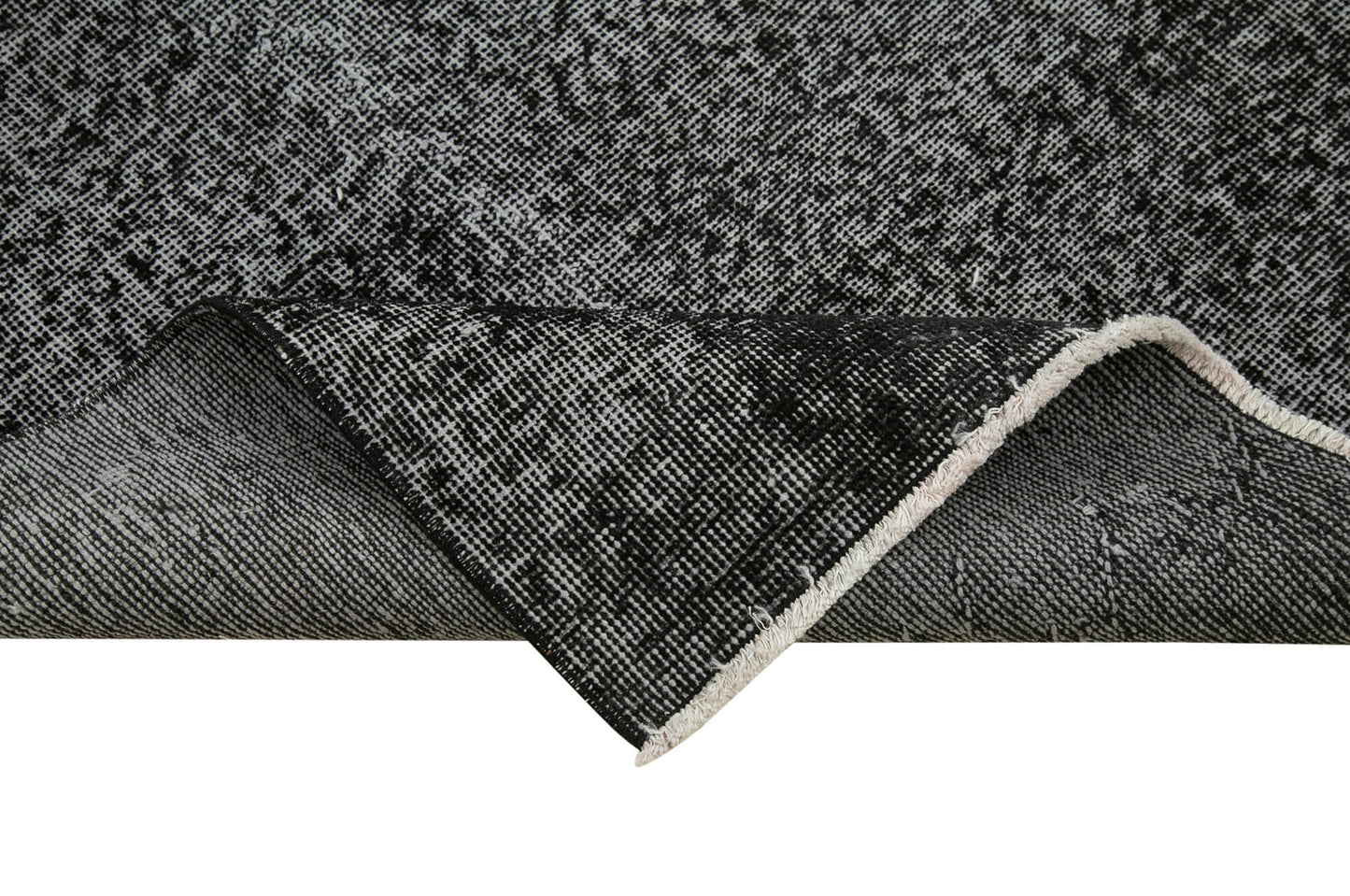 3x10 Black Overdyed Runner Rug - 38228