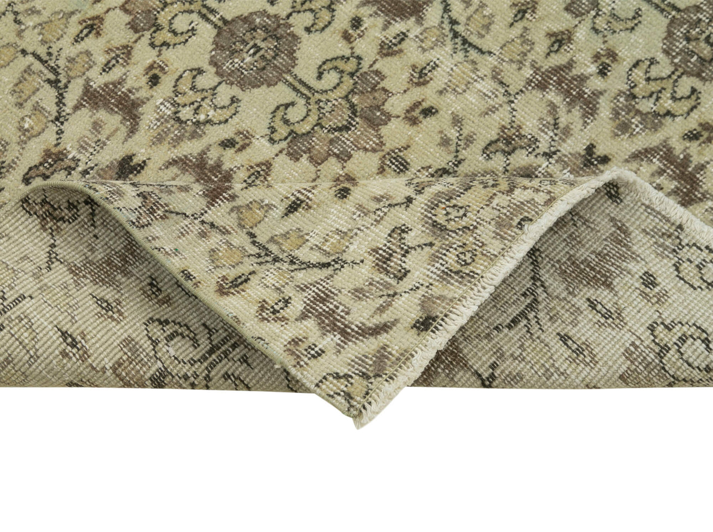 3x10 Beige Overdyed Runner Rug - 38230