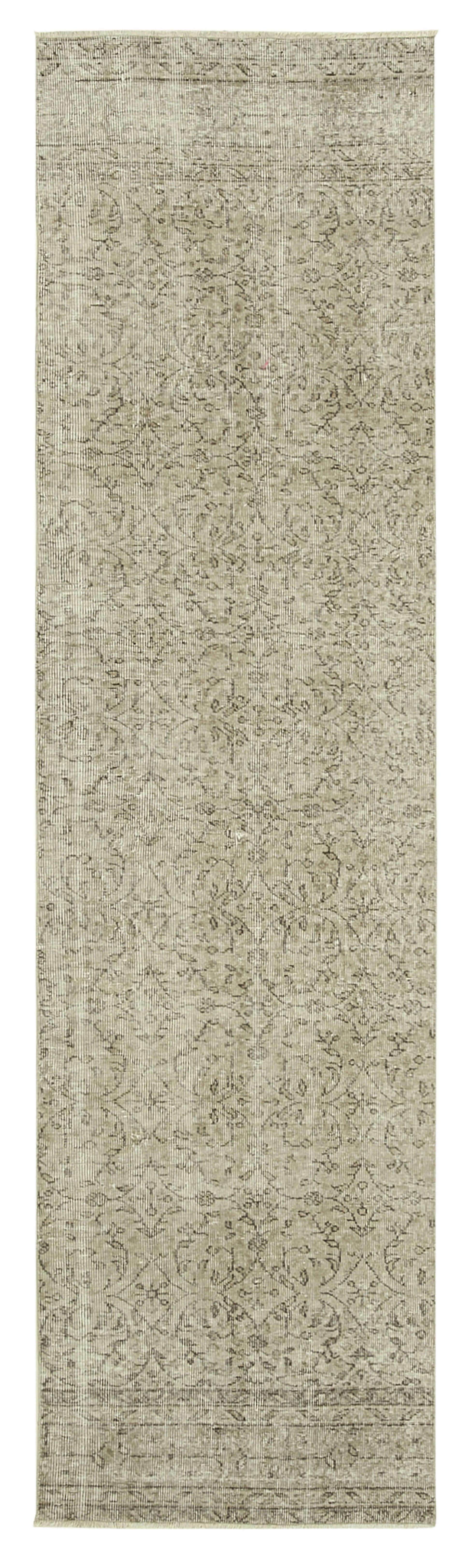 3x10 Beige Overdyed Runner Rug - 38232