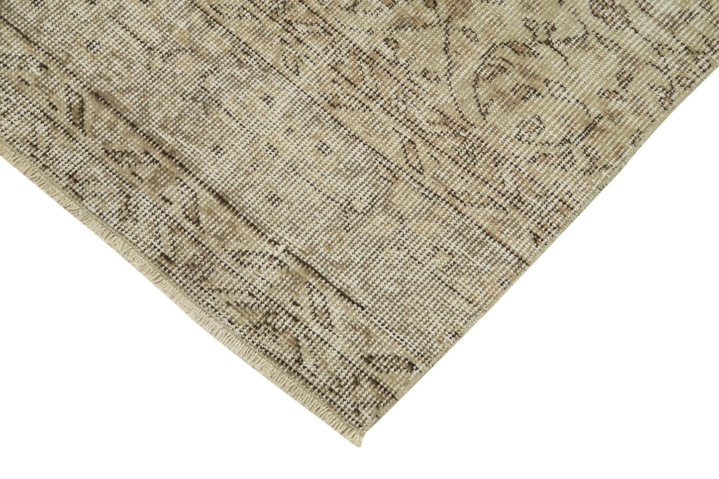 3x10 Beige Overdyed Runner Rug - 38232