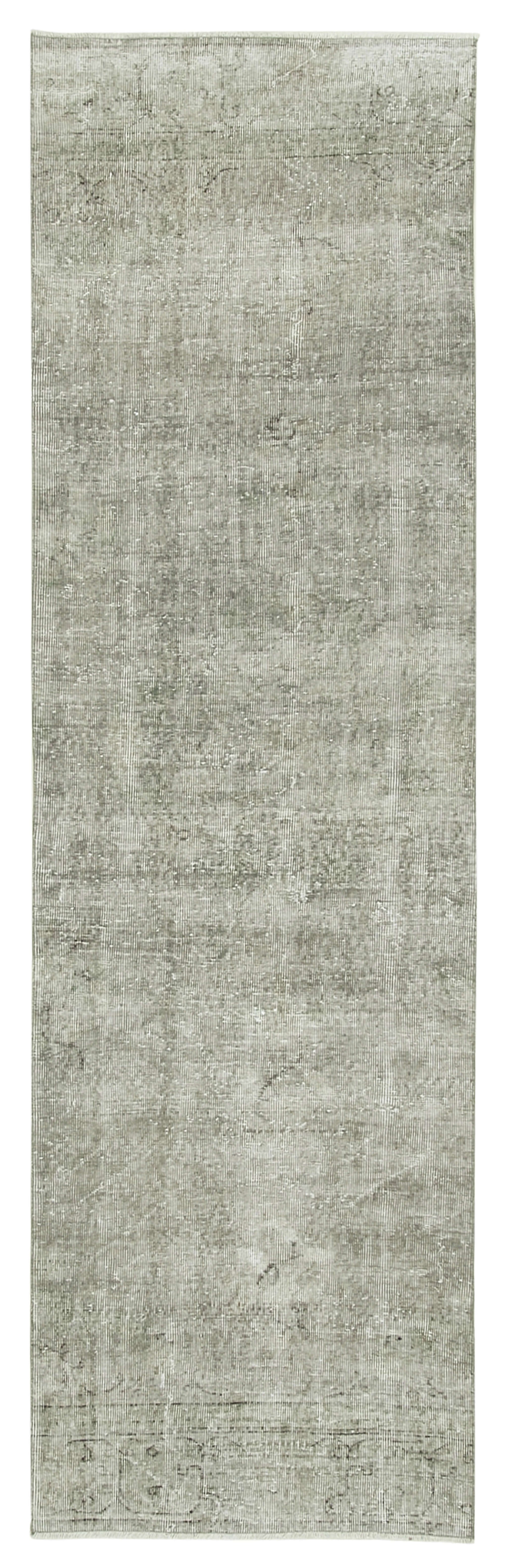 3x10 Grey Overdyed Runner Rug - 38235