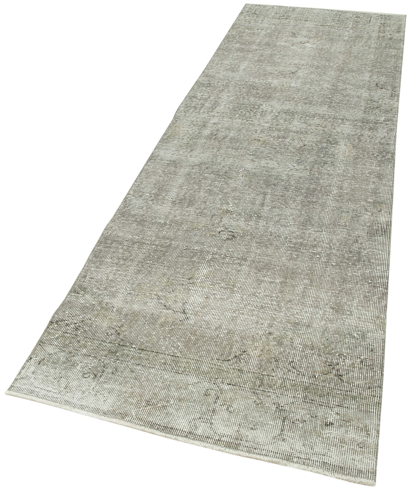 3x10 Grey Overdyed Runner Rug - 38235