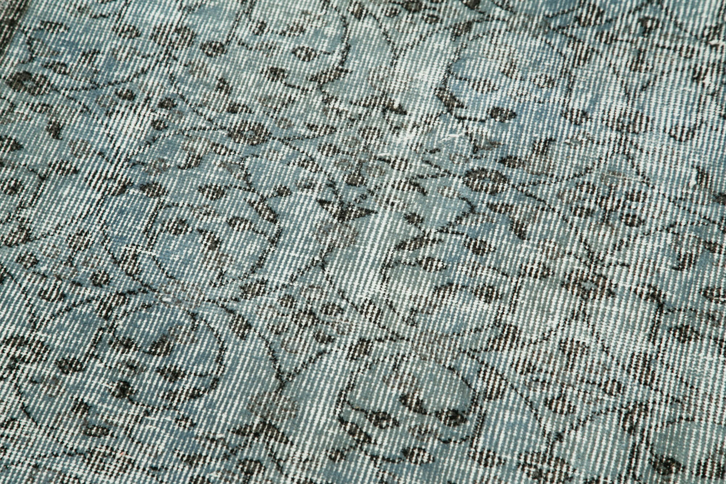 3x11 Blue Overdyed Runner Rug - 38237