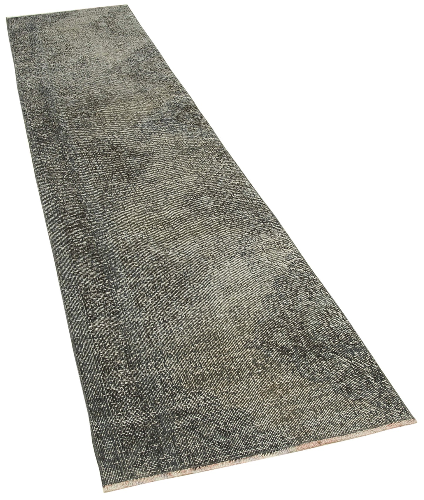 2x11 Grey Overdyed Runner Rug - 38239