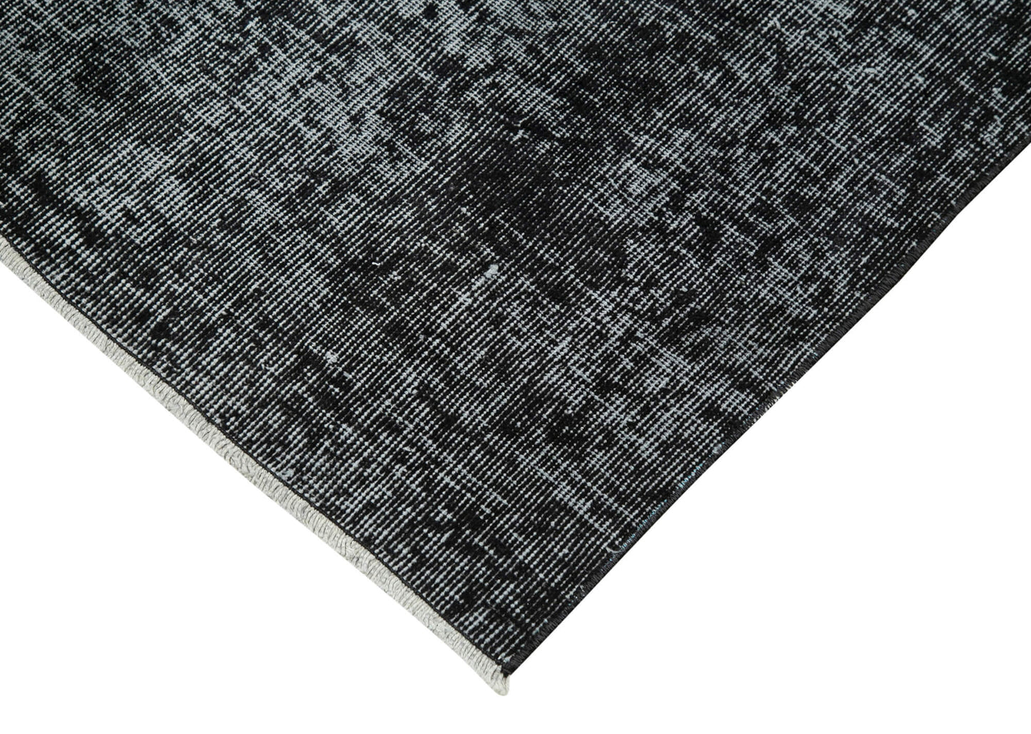 3x10 Black Overdyed Runner Rug - 38244