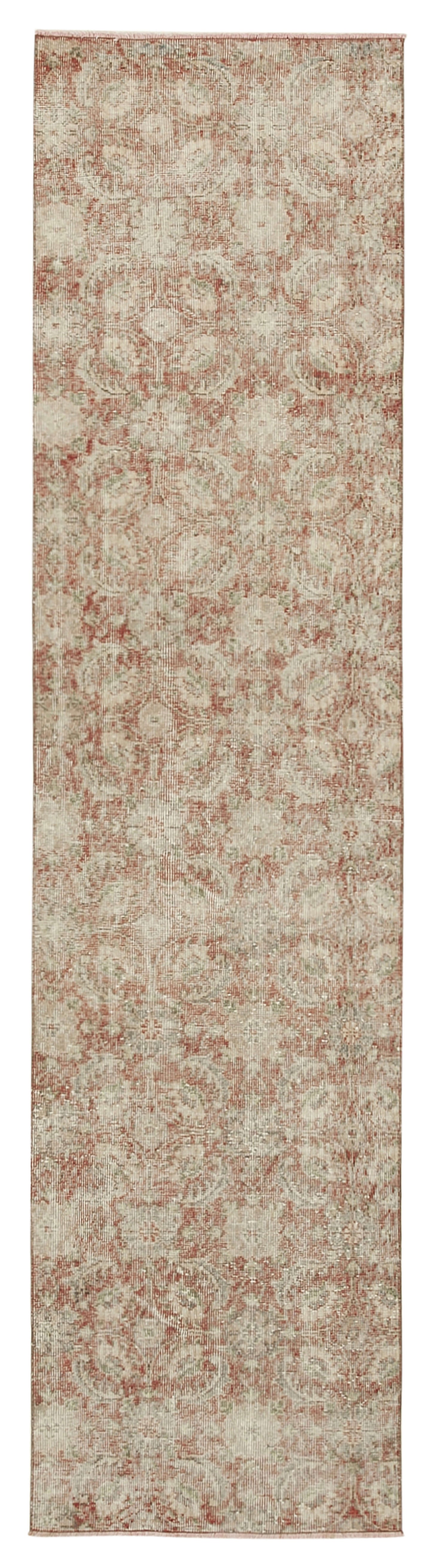 2x10 Beige Overdyed Runner Rug - 38248