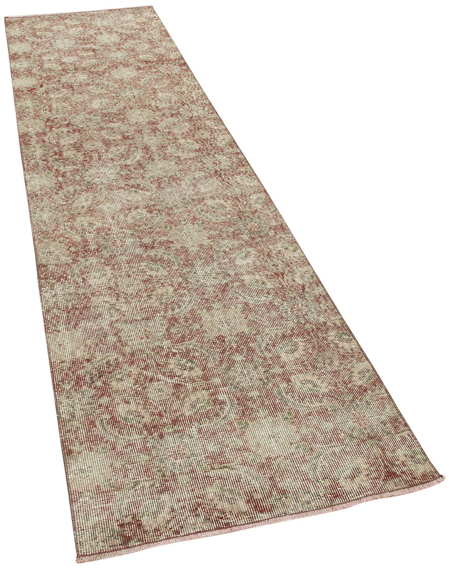 2x10 Beige Overdyed Runner Rug - 38248