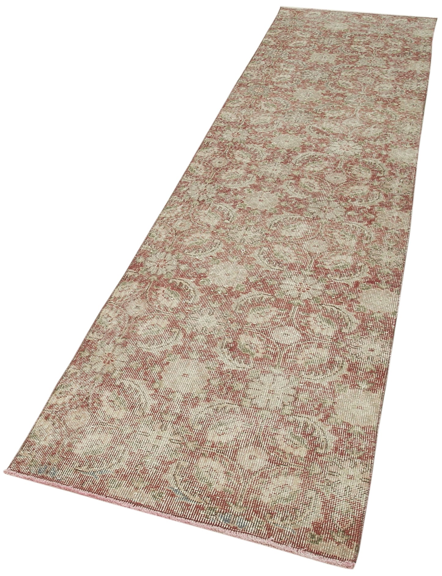 2x10 Beige Overdyed Runner Rug - 38248