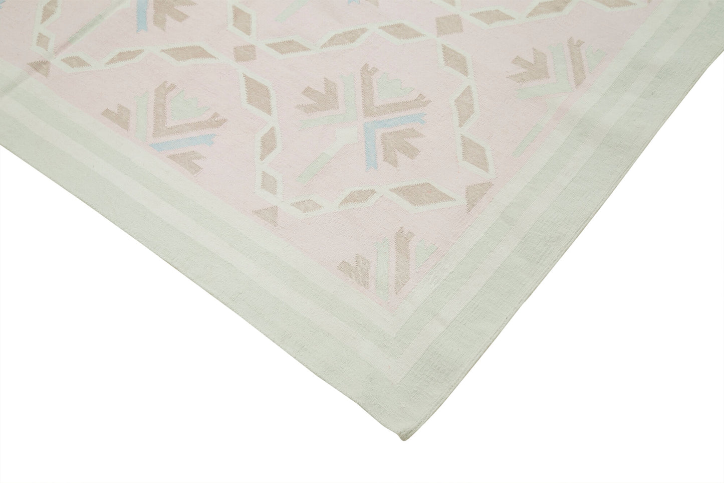 6x9 Pink Dhurrie Rug - 38260