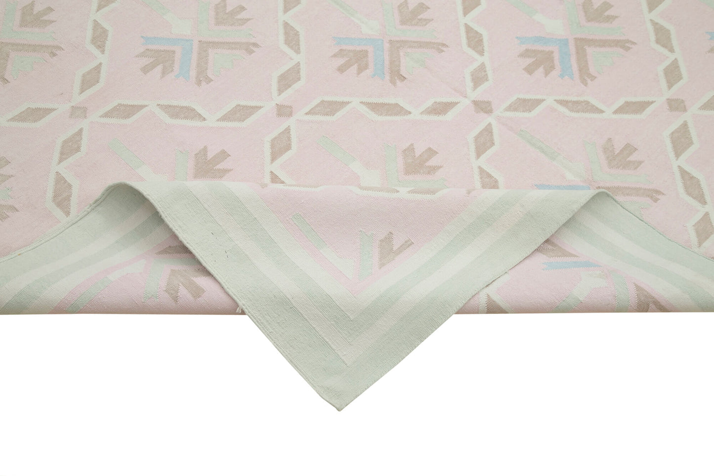 6x9 Pink Dhurrie Rug - 38260