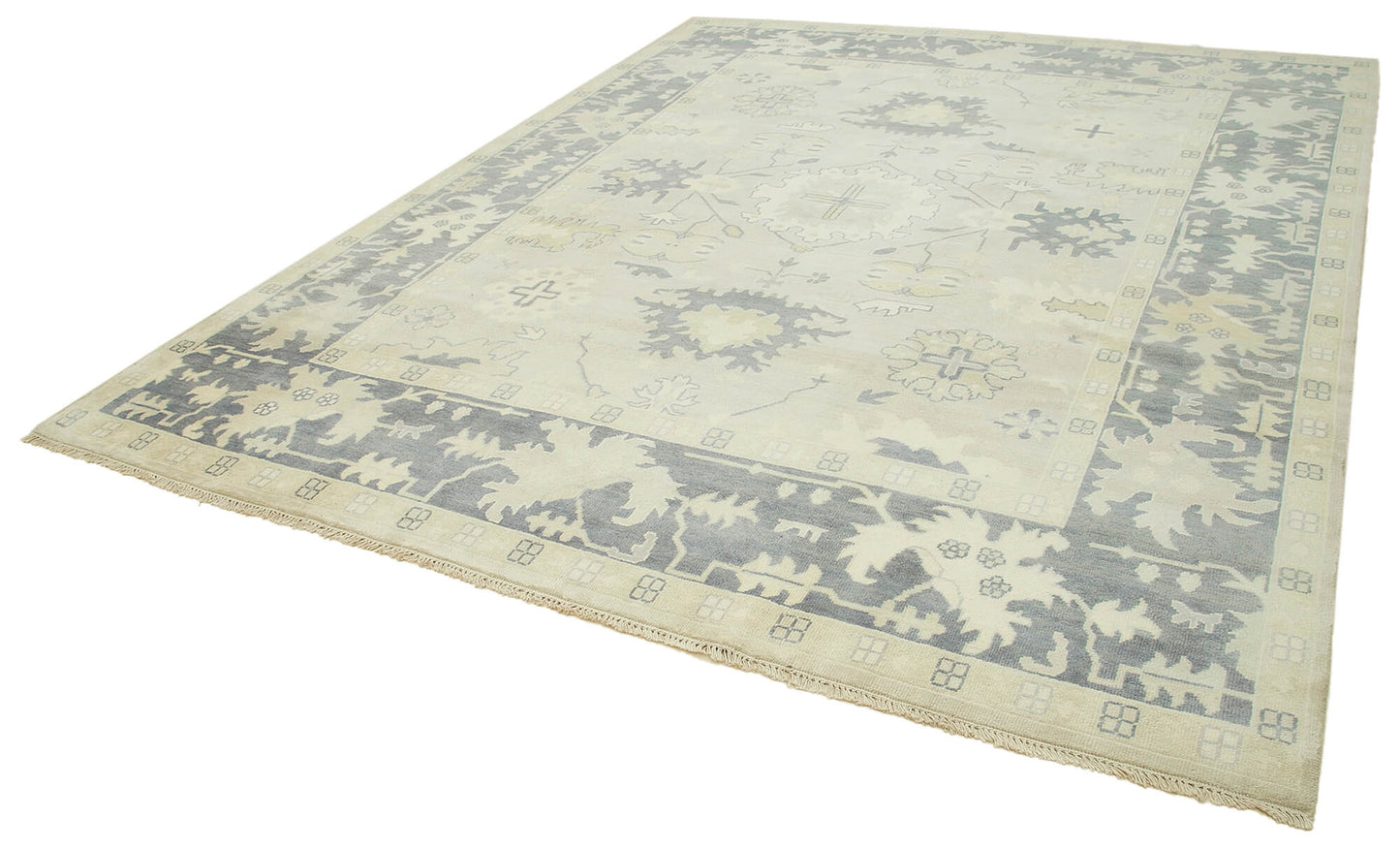 9x12 Beige Oushak Rug - 38286