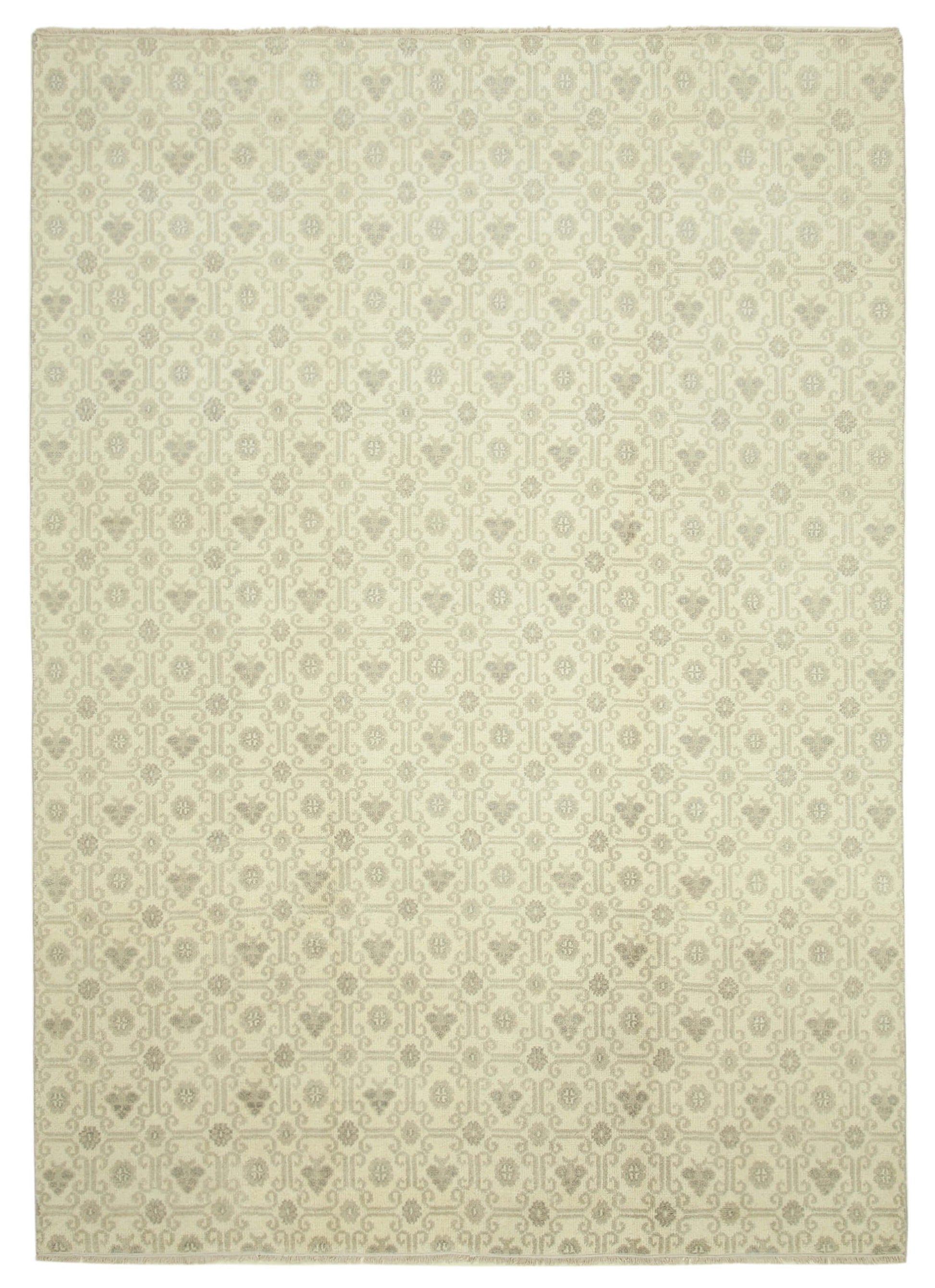 10x14 Beige Oushak Rug - 38333