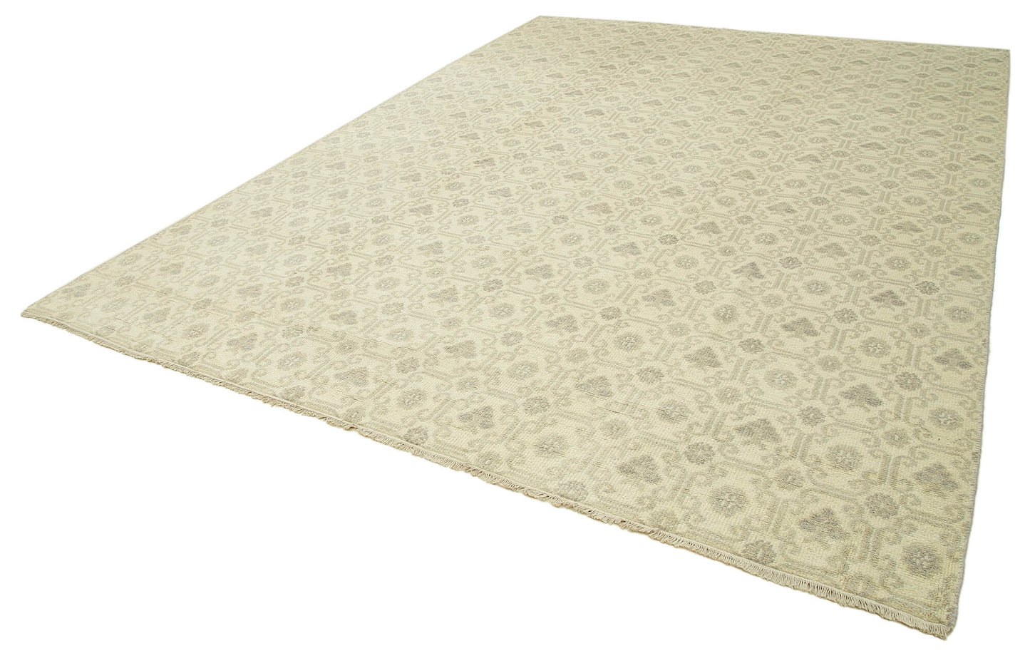 10x14 Beige Oushak Rug - 38333