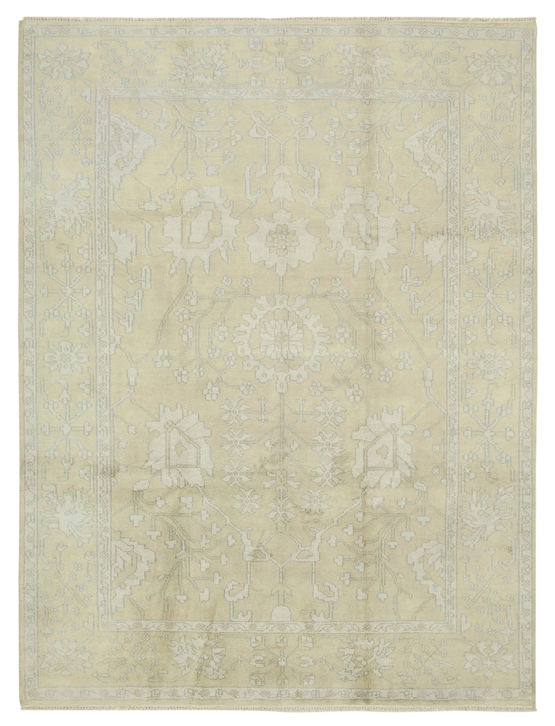 9x12 Beige Oushak Rug - 38338