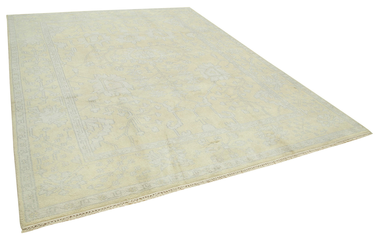 9x12 Beige Oushak Rug - 38338