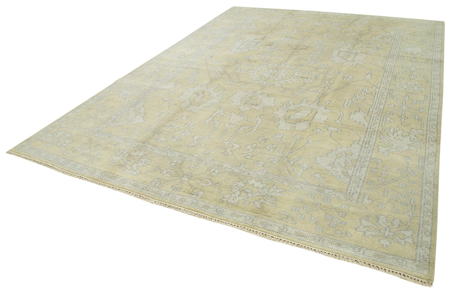 9x12 Beige Oushak Rug - 38338