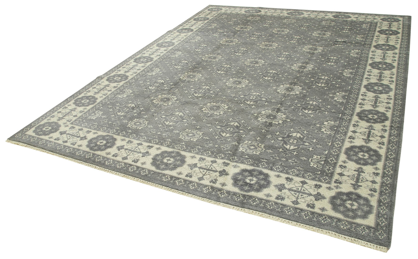 9x12 Grey Oushak Rug - 38340