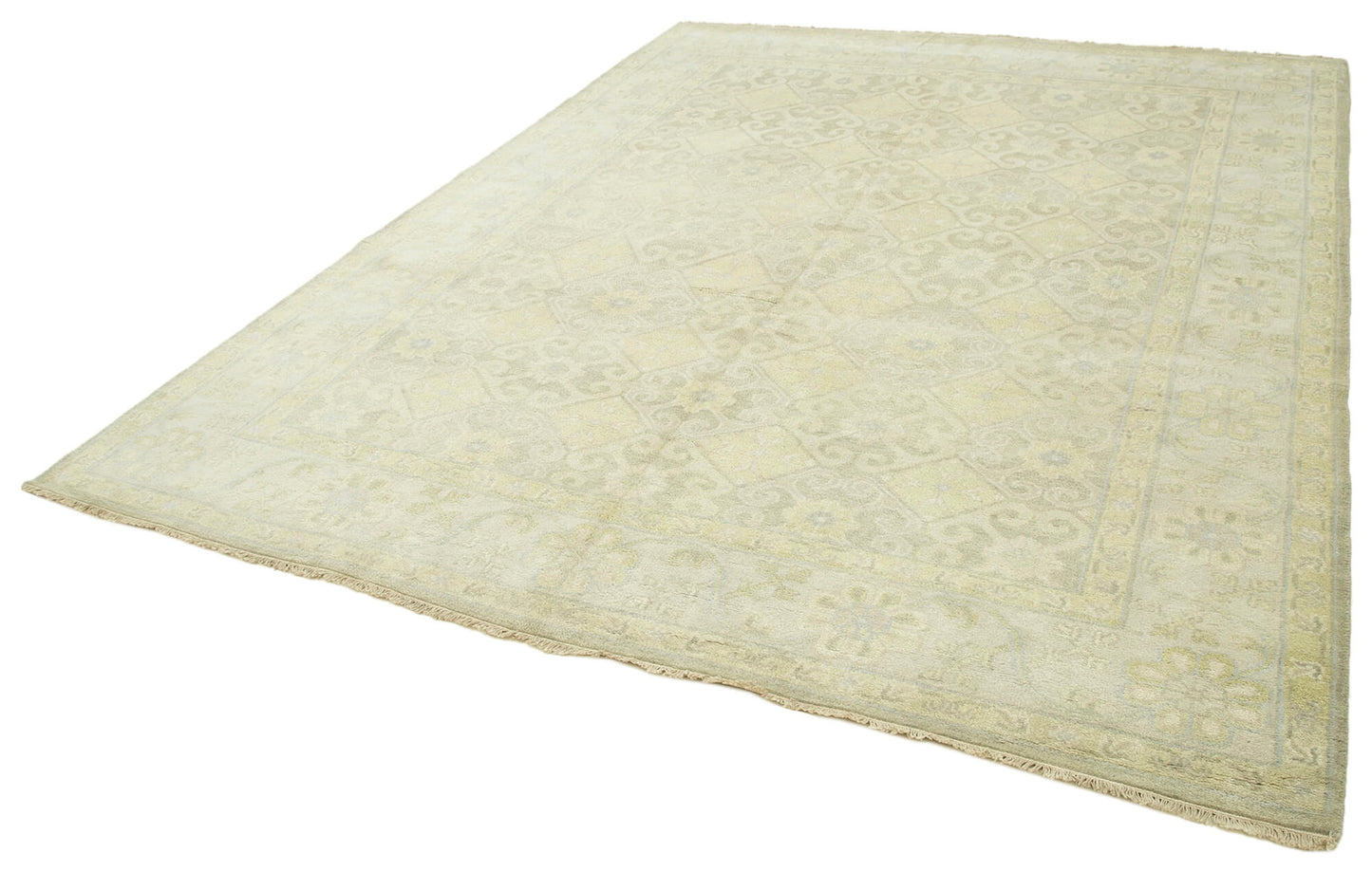 8x10 Beige Oushak Rug - 38414