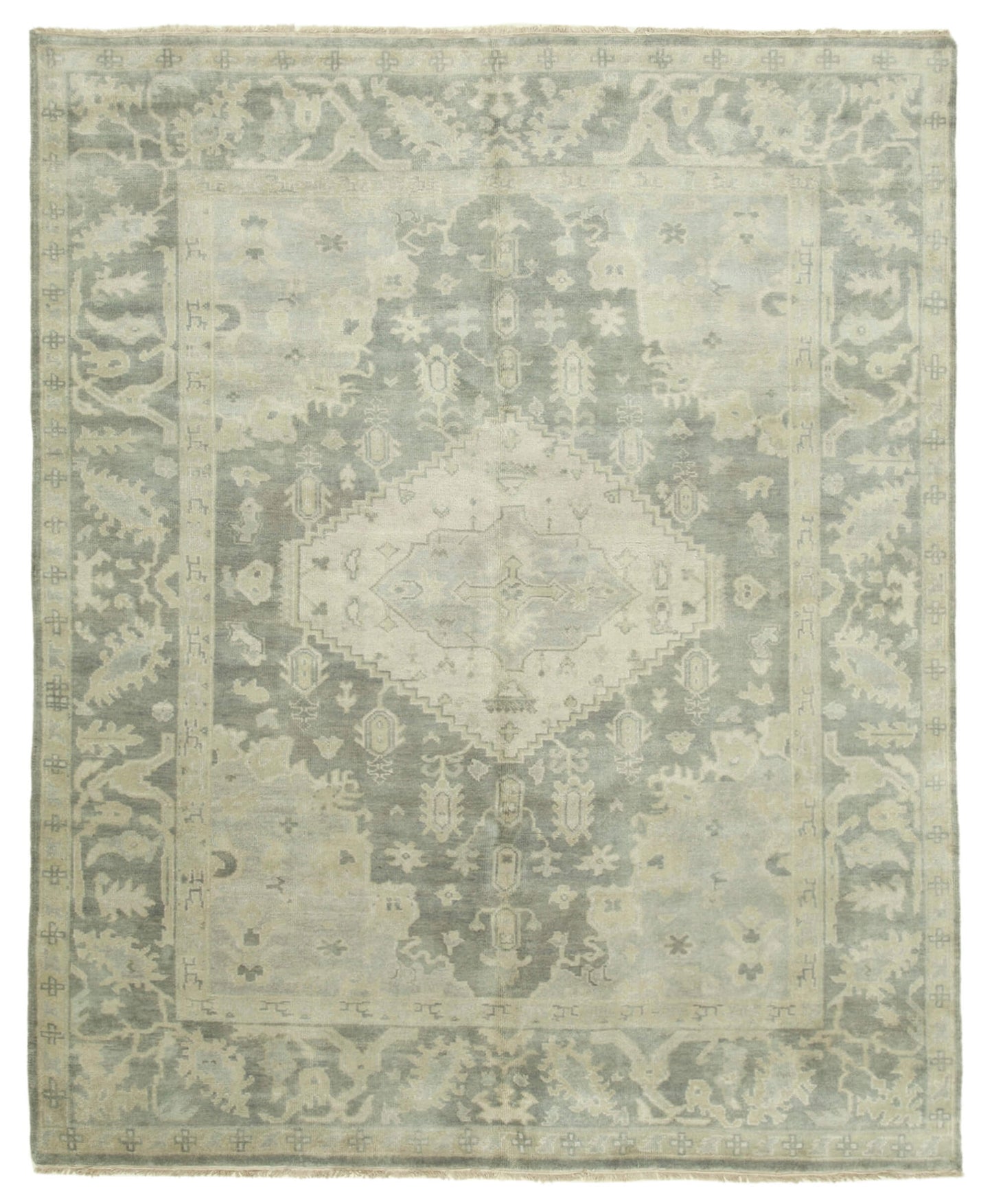 8x10 Grey Oushak Rug - 38421