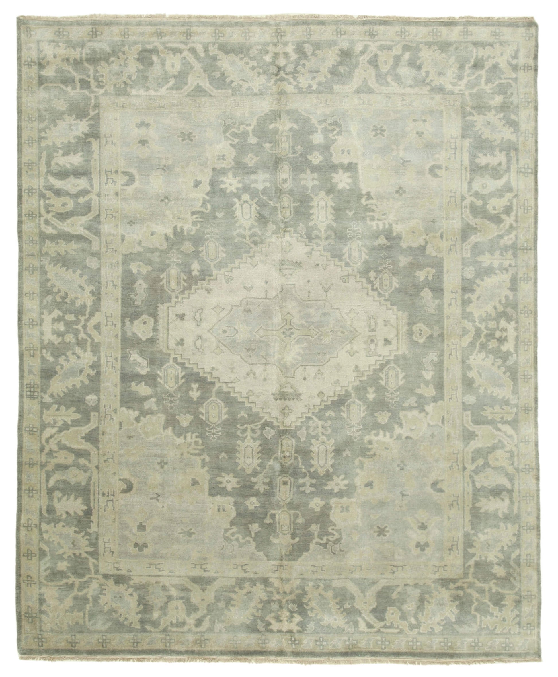 8x10 Grey Oushak Rug - 38421