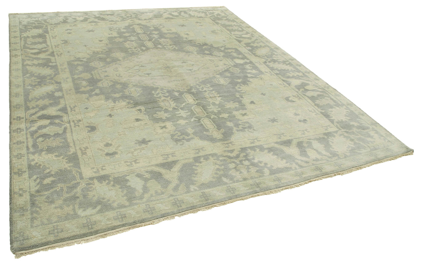 8x10 Beige Oushak Rug - 38430