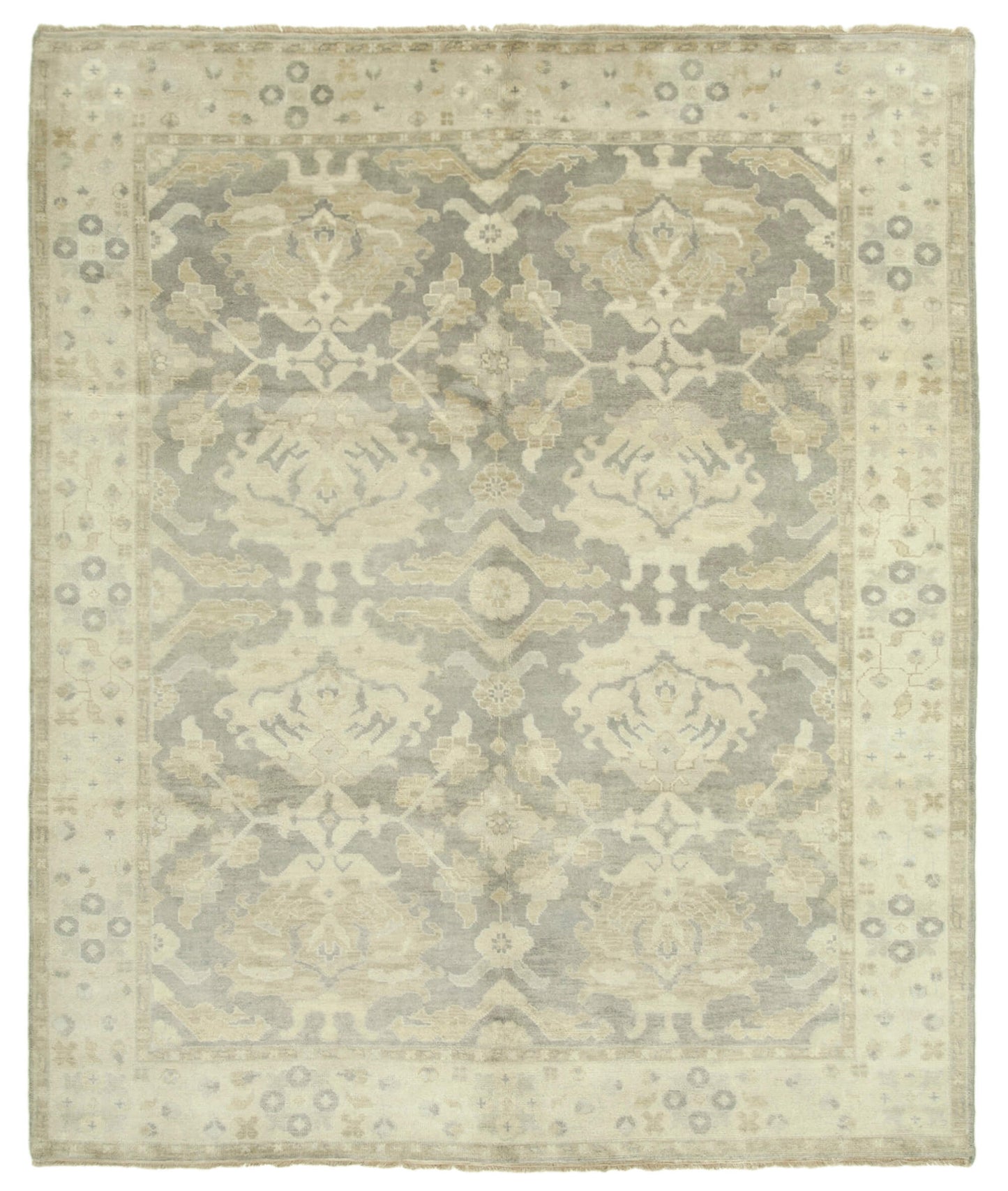 8x10 Beige Oushak Rug - 38432