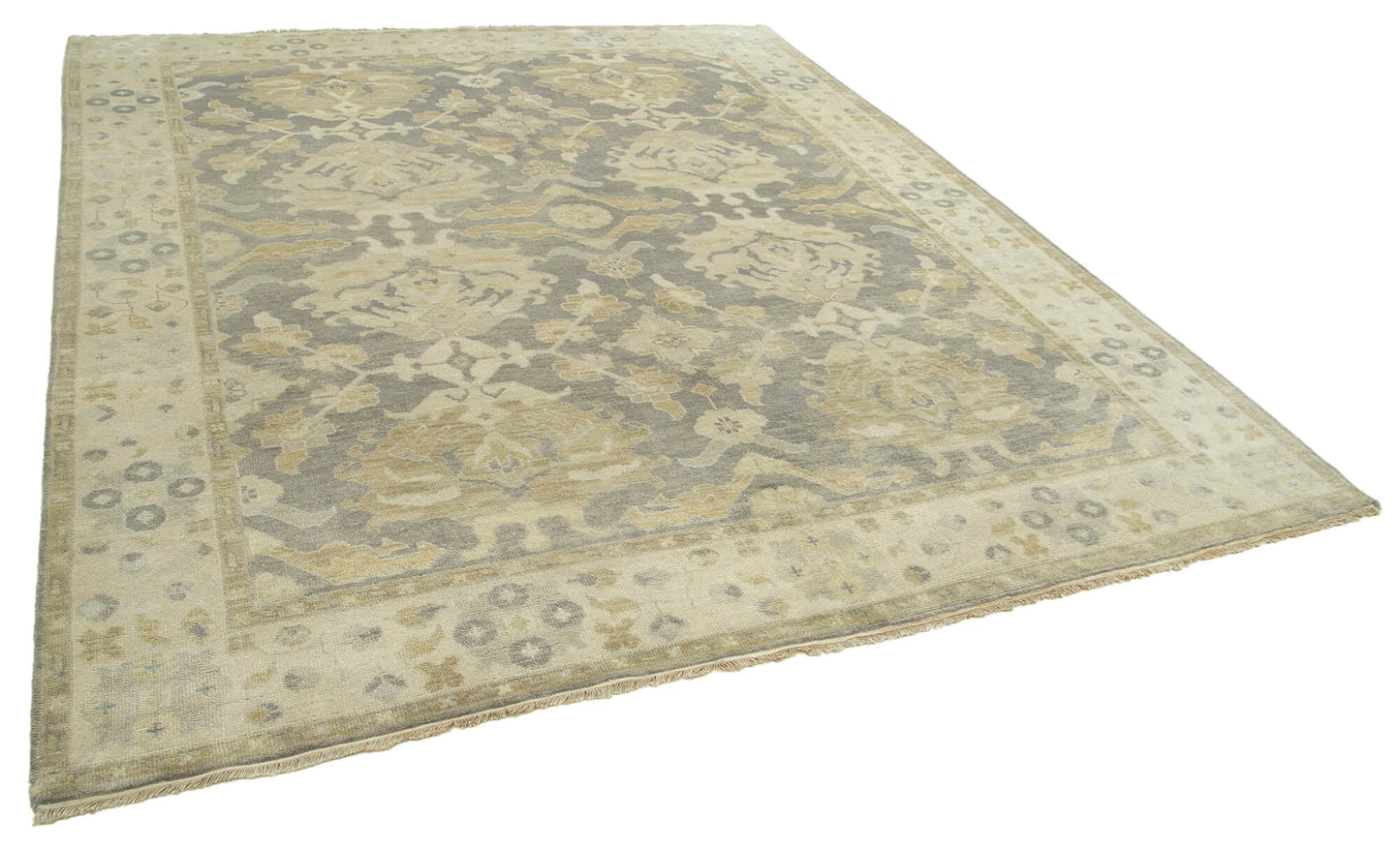 8x10 Beige Oushak Rug - 38432