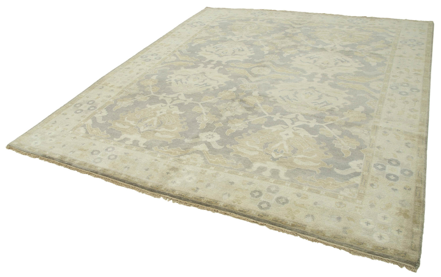 8x10 Beige Oushak Rug - 38432