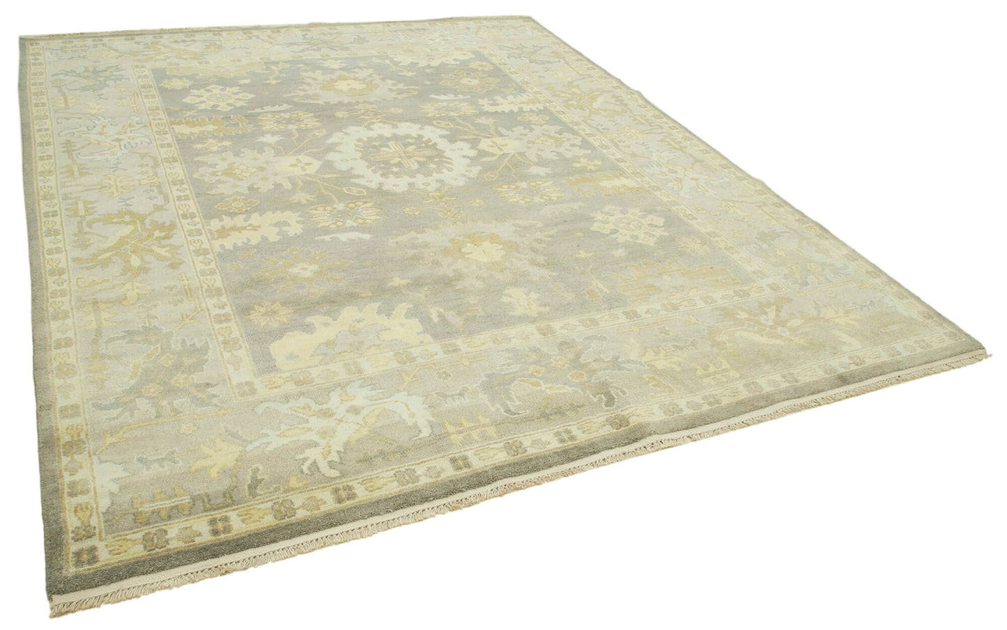 8x10 Beige Oushak Rug - 38450