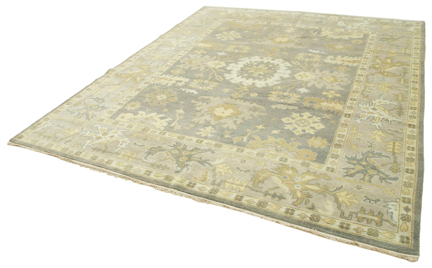 8x10 Beige Oushak Rug - 38450